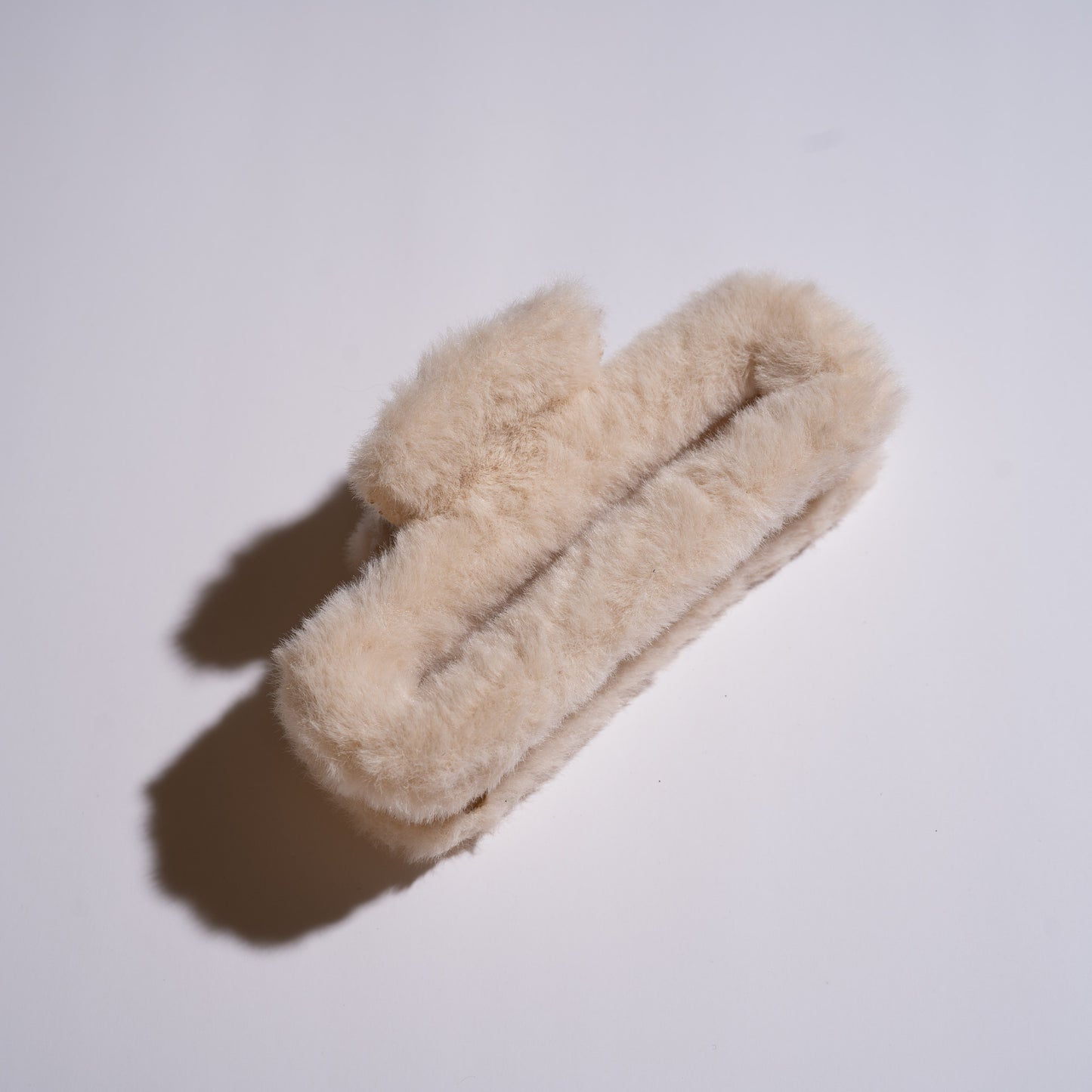 Square Fuax Fur Clips