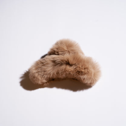 Faux Fur Hair Clips